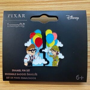 Loungefly Disney Pixar Up Puzzle Enamel Pin Set of 2